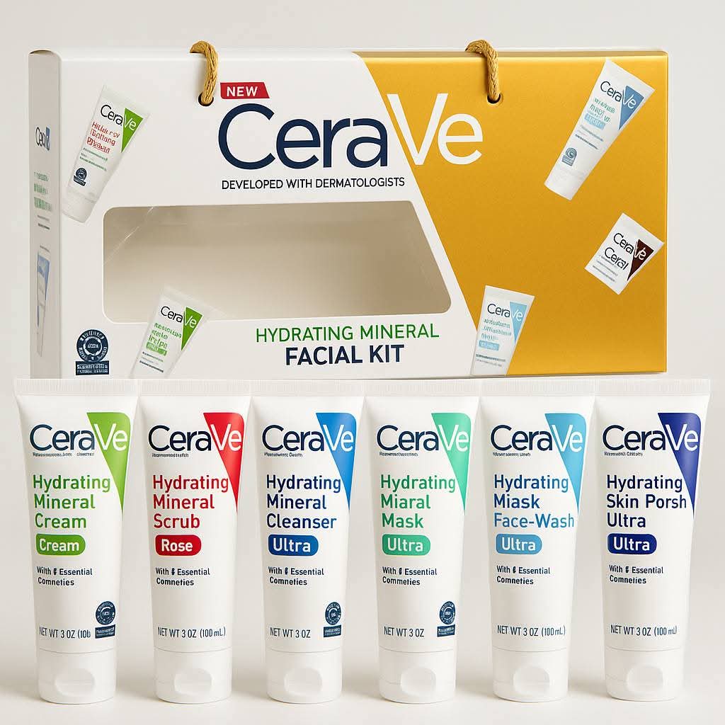 Cerave Hydrating Cleanser 6 in 1 Facial Kit - Ventory Hub